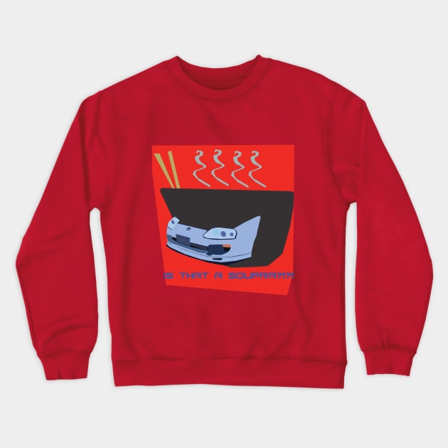 Toyota Supra Soup Crewneck Sweatshirt by Illustrated Garage